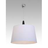 Lampa wisząca Kair 36 1390 hotelowa abażur biały