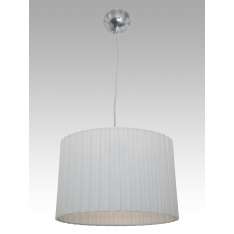 Lampa wisząca Brasilia 4 1437 hotelowa abażur biały plisowany