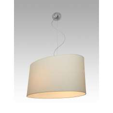 Lampa wisząca Lima 1 1505 hotelowa abażur kremowy