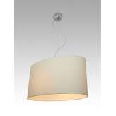 Lampa wisząca Lima 1 1505 hotelowa abażur kremowy