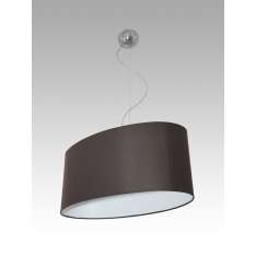 Lampa wisząca Lima 16 1550 hotelowa abażur brązowy