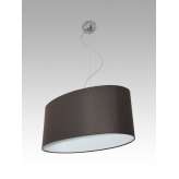 Lampa wisząca Lima 16 1550 hotelowa abażur brązowy