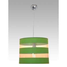 Lampa wisząca Madryt 10 1604 hotelowa abażur zielony