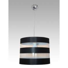 Lampa wisząca Madryt 11 1611 hotelowa abażur czarny