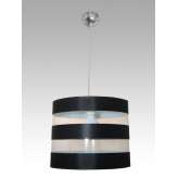 Lampa wisząca Madryt 11 1611 hotelowa abażur czarny