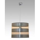 Lampa wisząca Madryt 12 1628 hotelowa abażur aluminium