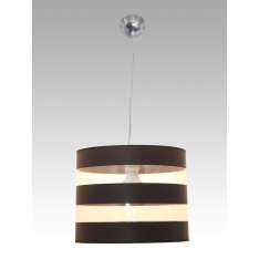 Lampa wisząca Madryt 24 1642 hotelowa abażur wenge