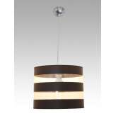 Lampa wisząca Madryt 24 1642 hotelowa abażur wenge