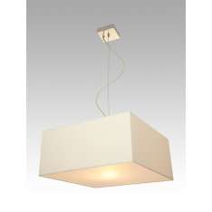 Lampa wisząca Singapur 1 1703 hotelowa abażur kremowy