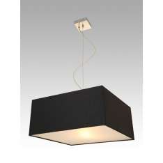 Lampa wisząca Singapur 11 1734 hotelowa abażur czarny