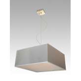 Lampa wisząca Singapur 12 1741 hotelowa abażur aluminium