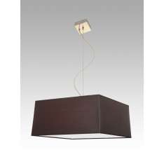 Lampa wisząca Singapur 24 1772 hotelowa abażur wenge