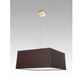 Lampa wisząca Singapur 24 1772 hotelowa abażur wenge