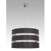 Lampa wisząca Torino 24 1857 hotelowa abażur wenge