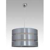 Lampa wisząca Torino 12 1871 hotelowa abażur aluminium