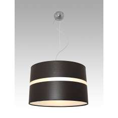 Lampa wisząca Odessa 24 1918 hotelowa abażur wenge