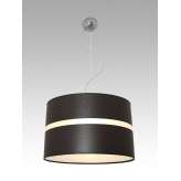 Lampa wisząca Odessa 24 1918 hotelowa abażur wenge