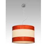 Lampa wisząca Hajfa D 1956 hotelowa abażur kremowy | Calvados