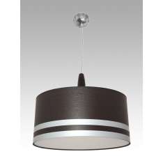 Lampa wisząca Mendoza A 2069 hotelowa abażur wenge | aluminiowe paski