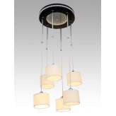 Lampa wisząca Las Vegas 1 6807 hotelowa abażur kremowy