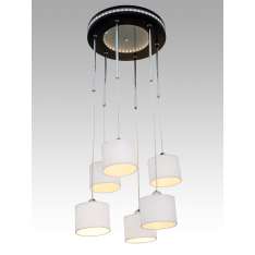 Lampa wisząca Las Vegas 36 6845 hotelowa abażur biały