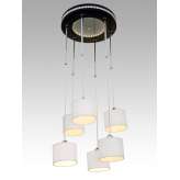 Lampa wisząca Las Vegas 36 6845 hotelowa abażur biały