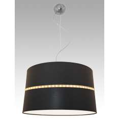 Lampa wisząca Palermo 16 6937 hotelowa abażur brązowy