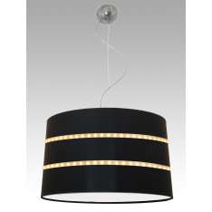 Lampa wisząca Liverpool 11 6951 hotelowa abażur czarny