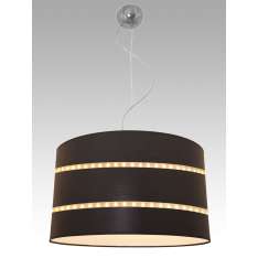 Lampa wisząca Liverpool 12 6968 hotelowa abażur aluminium