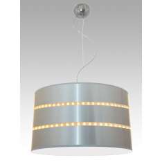 Lampa wisząca Liverpool 16 6975 hotelowa abażur brązowy