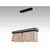 Lampa wisząca Wenecja II - 1 6982 hotelowa abażur kremow