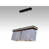 Lampa wisząca Wenecja II - 12 7002 hotelowa abażur aluminium