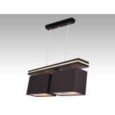 Lampa wisząca Wenecja II - 16 7019 hotelowa abażur brązowy