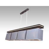 Lampa wisząca Wenecja IV - 12 7125 hotelowa abażur aluminium
