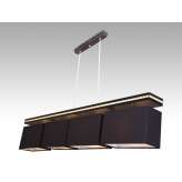 Lampa wisząca Wenecja IV - 16 7132 hotelowa abażur brązowy
