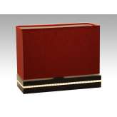 Lampa stołowa New York - 4 3950 hotelowa abażur bordowy