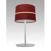 Lampa stołowa Parma 4 5701 hotelowa abażur bordowy