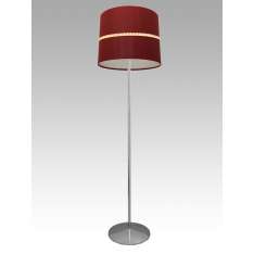 Lampa podłogowa Salvador 4 5664 hotelowa abażur bordowy