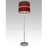 Lampa podłogowa Salvador 4 5664 hotelowa abażur bordowy