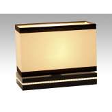 Lampa Valencja 51 6289 kinkiet hotelowa abażur kremowy | brązowe paski