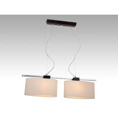 Lampa wisząca Gaja1 8573 hotelowa abażur kremowy