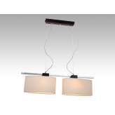 Lampa wisząca Gaja1 8573 hotelowa abażur kremowy