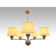 Lampa wisząca Barcelona V - 1 2311 hotelowa abażur kremowy