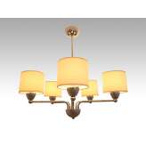 Lampa wisząca Barcelona V - 1 2311 hotelowa abażur kremowy