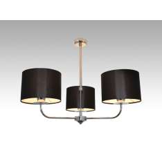 Lampa wisząca Bilbao III - 11 2120 hotelowa abażur czarny