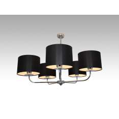 Lampa wisząca Bilbao V - 11 2168 hotelowa abażur czarny