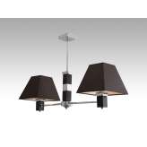 Lampa wisząca Boston II - 16 2199 hotelowa abażur brązowy