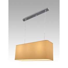 Lampa wisząca Saragossa II - 1 2373 hotelowa abażur kremowy