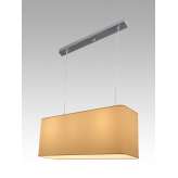 Lampa wisząca Saragossa II - 1 2373 hotelowa abażur kremowy