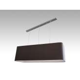 Lampa wisząca Saragossa III - 16 2403 hotelowa abażur brązowy